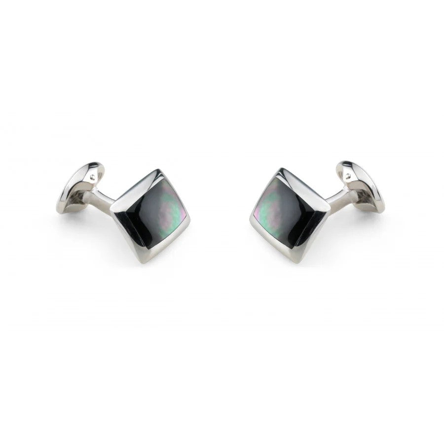 Grey Mother of Pearl Cufflinks