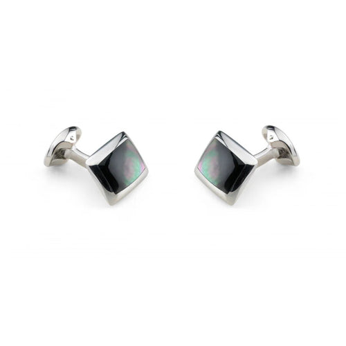 Grey Mother of Pearl Cufflinks