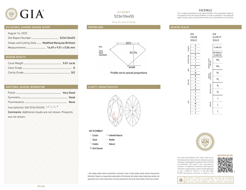 Solitaire Movál® Cut Diamond Ring