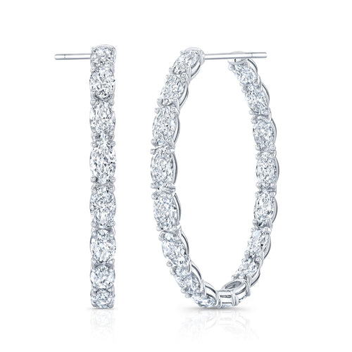 Movál® Cut Diamond Hoop Earrings