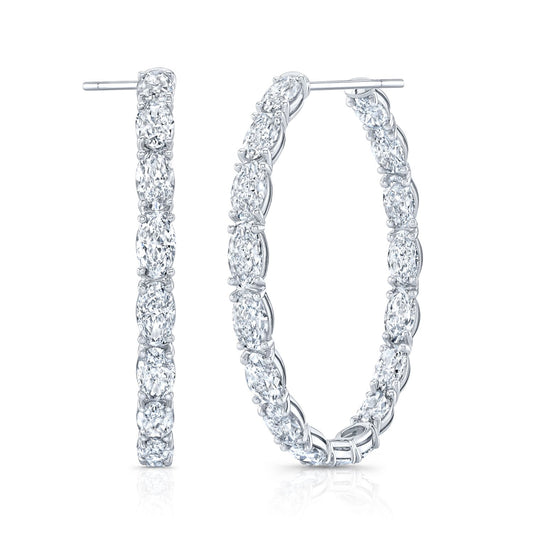 Movál® Cut Diamond Hoop Earrings