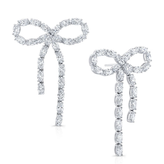 Movál® Cut Diamond Bow Earrings