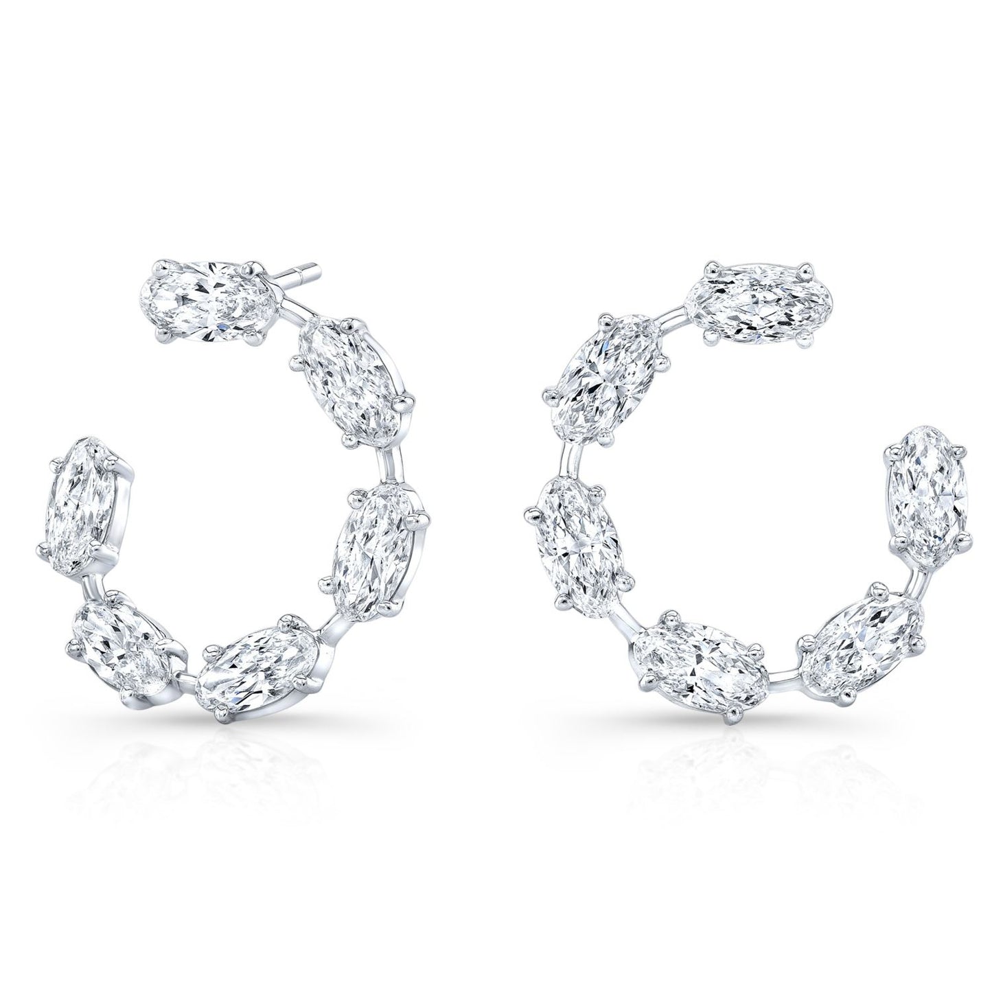 Movál® Cut Diamond Circle Earrings