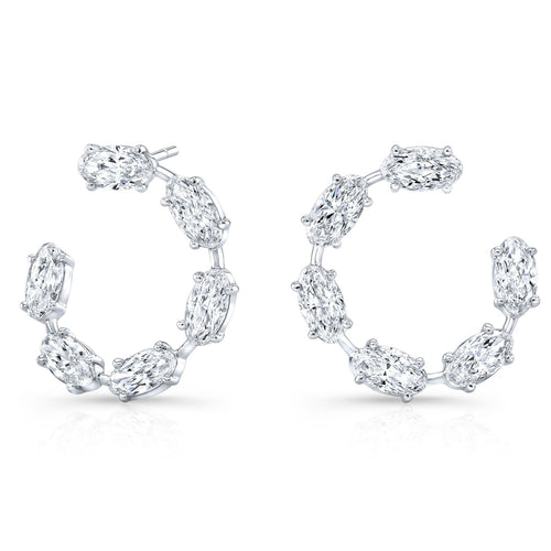 Movál® Cut Diamond Circle Earrings