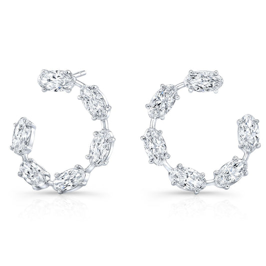Movál® Cut Diamond Circle Earrings