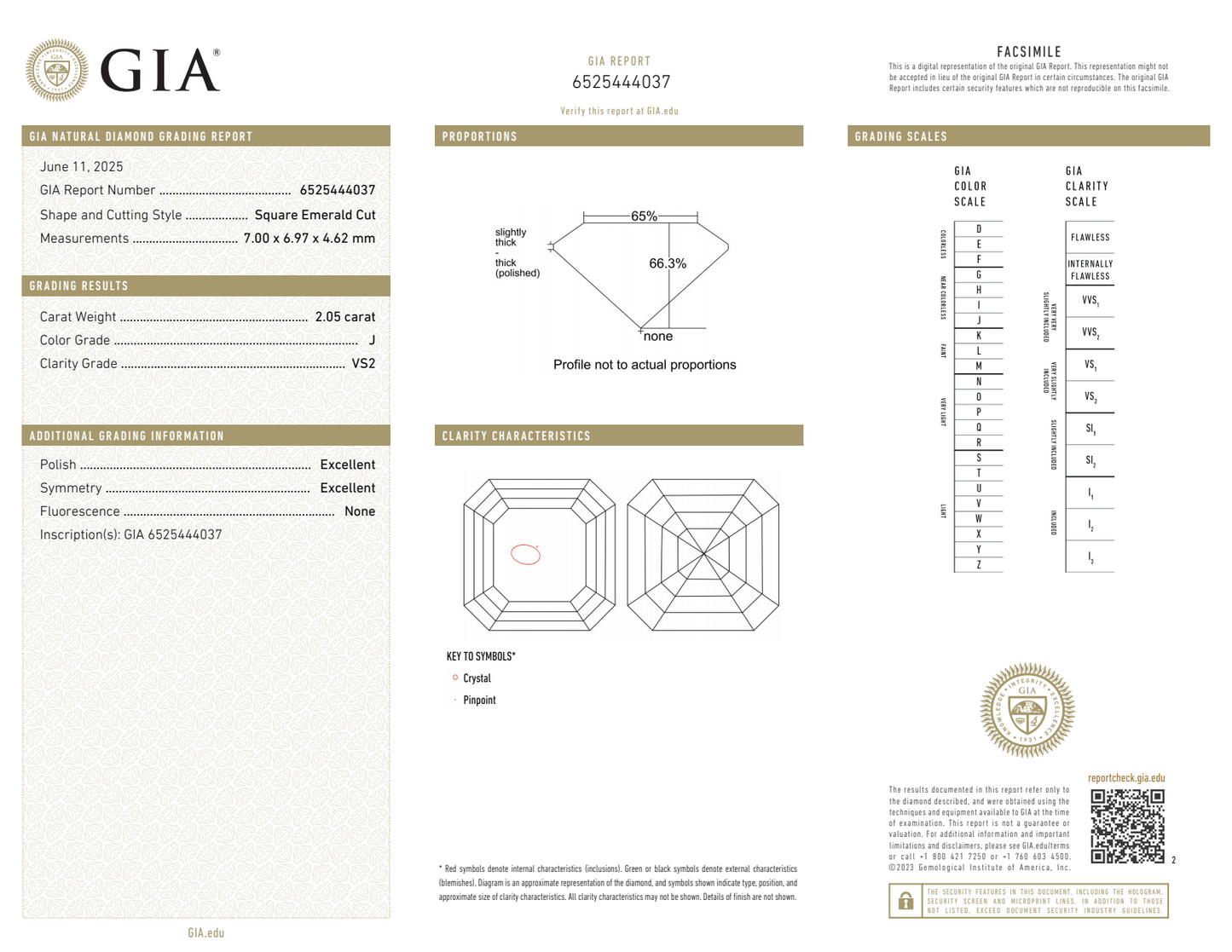 GIA Certified Diamond Solitaire Pendant