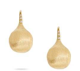 Africa Collection Drop Earrings with Diamonds