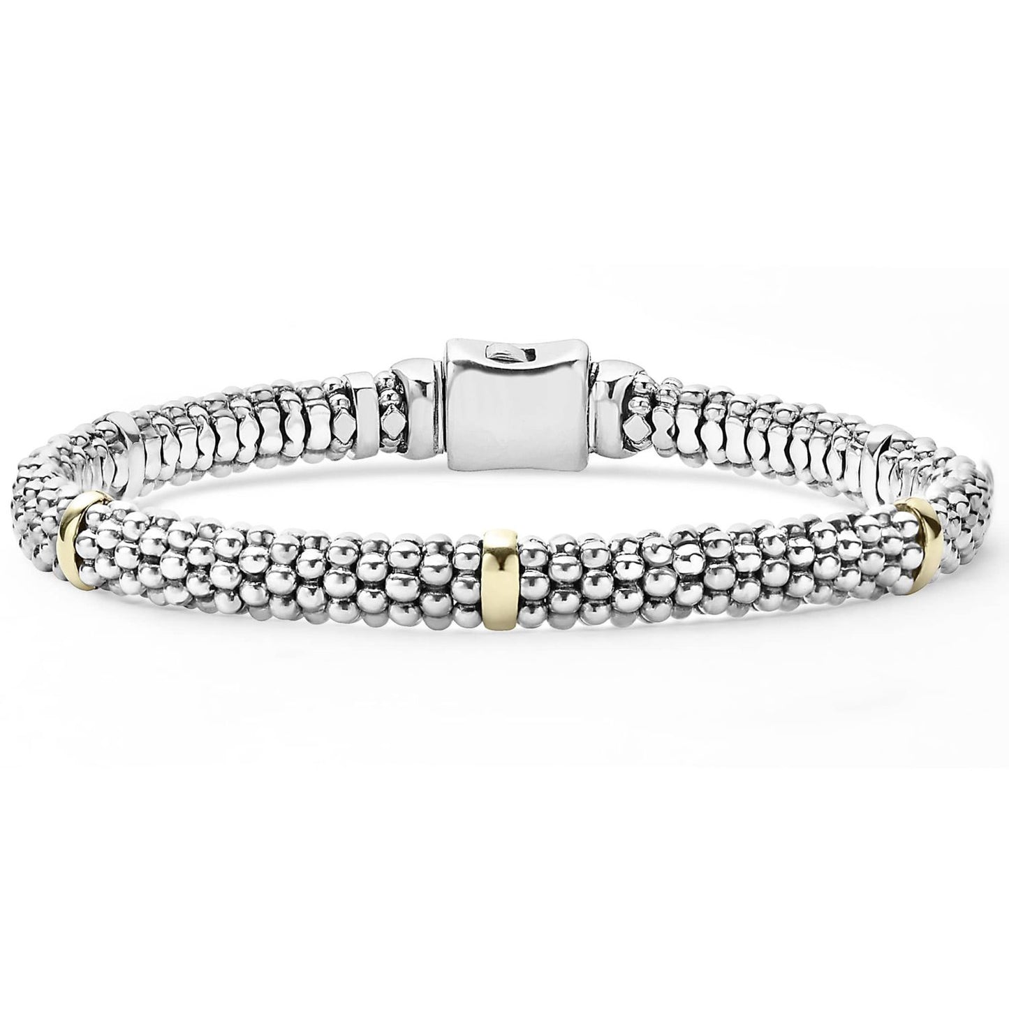 Signature Caviar Five Gold Station Caviar Bracelet