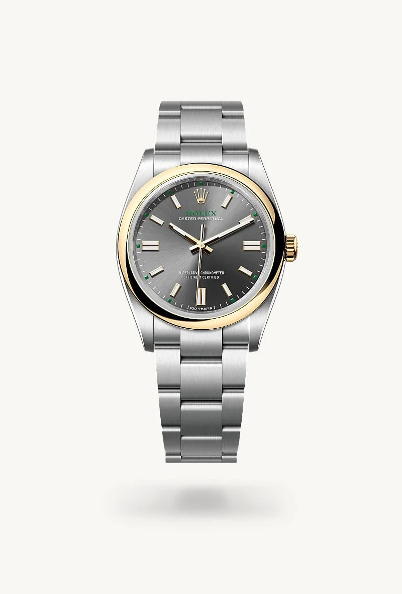 Rolex Oyster Perpetual in Yellow Rolesor - combination of Oystersteel and yellow gold, M126003-0001 - Orrs Jewelers