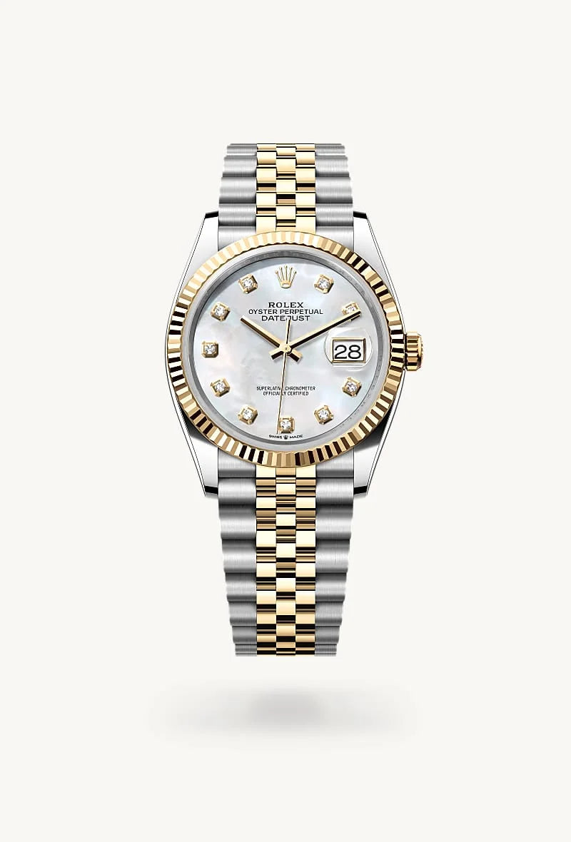 Rolex Datejust in Yellow Rolesor - combination of Oystersteel and yellow gold, M126233-0023 - Orrs Jewelers