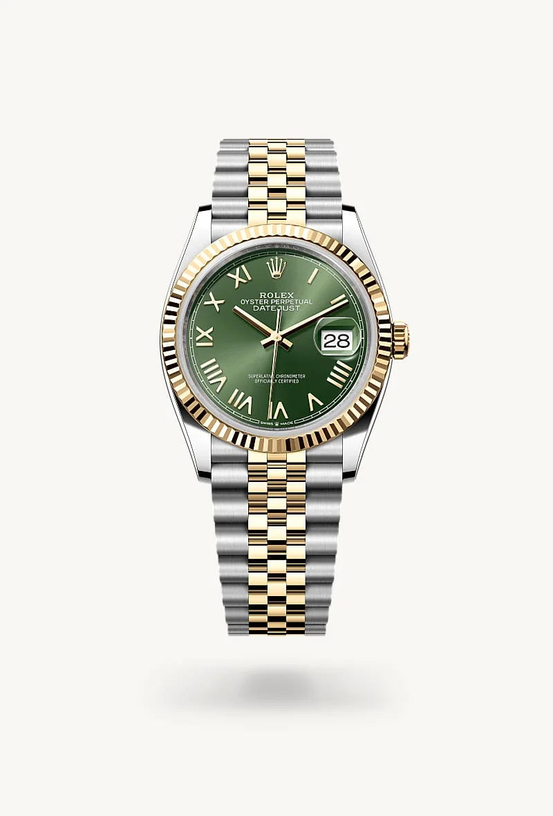 Rolex Datejust in Yellow Rolesor - combination of Oystersteel and yellow gold, M126233-0053 - Orrs Jewelers