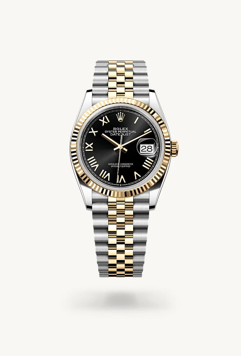 Rolex Datejust in Yellow Rolesor - combination of Oystersteel and yellow gold, M126233-0055 - Orrs Jewelers
