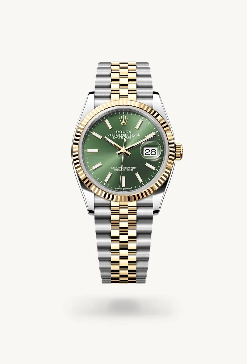 Rolex Datejust in Yellow Rolesor - combination of Oystersteel and yellow gold, M126233-0057 - Orrs Jewelers