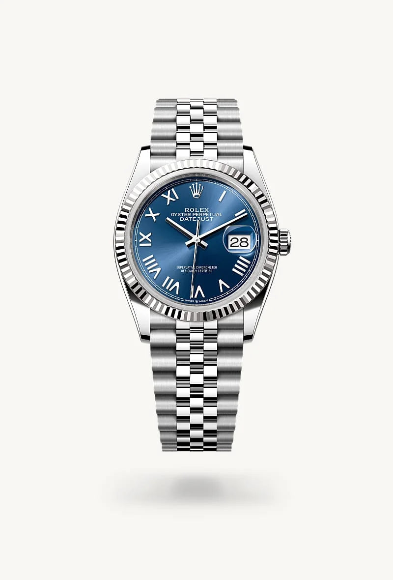Rolex Datejust in White Rolesor - combination of Oystersteel and white gold, M126234-0069 - Orr's Jewelers