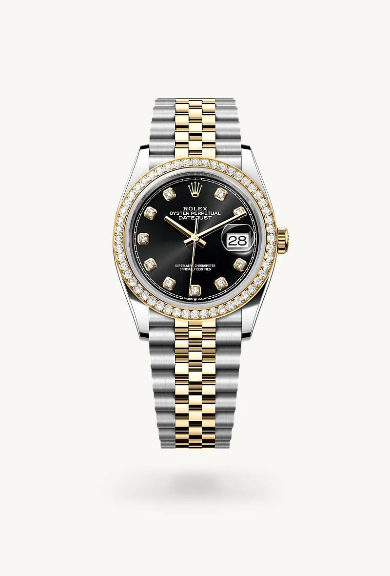 Rolex Datejust in Yellow Rolesor - combination of Oystersteel and yellow gold, M126283RBR-0007 - Orr's Jewelers