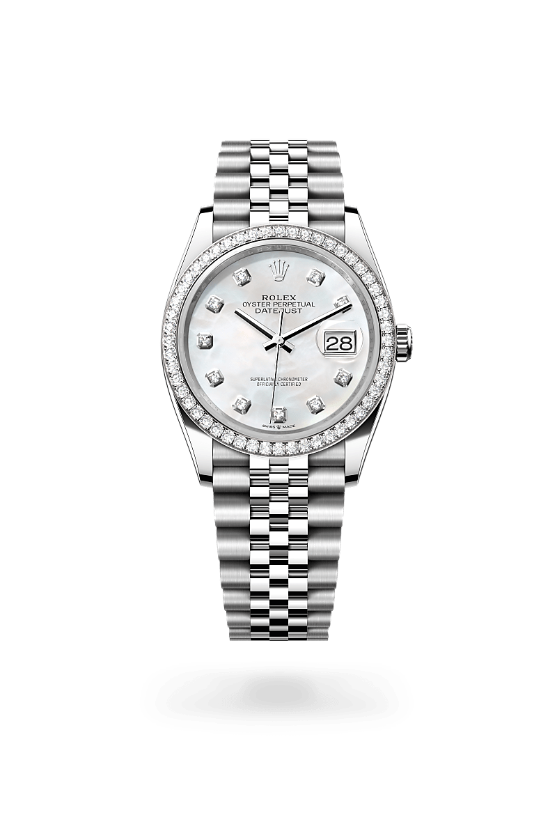 rolex Datejust in White Rolesor - combination of Oystersteel and white gold,  - Orr's Jewelers