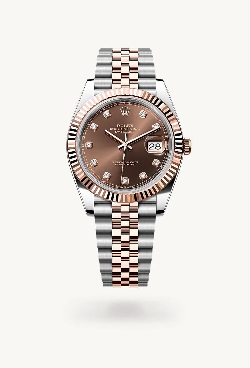 Rolex Datejust in Everose Rolesor - combination of Oystersteel and Everose gold, M126331-0004 - Orrs Jewelers