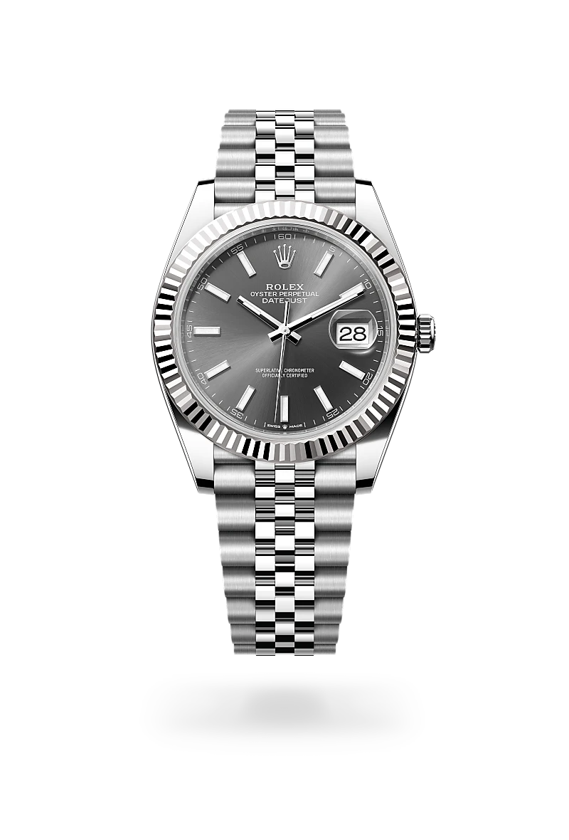 Rolex Datejust 41 White Rolesor - combination of Oystersteel and white gold, M126334-0014