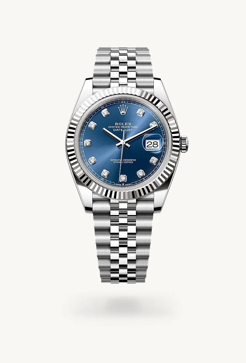 Rolex Datejust in White Rolesor - combination of Oystersteel and white gold, M126334-0016 - Orrs Jewelers