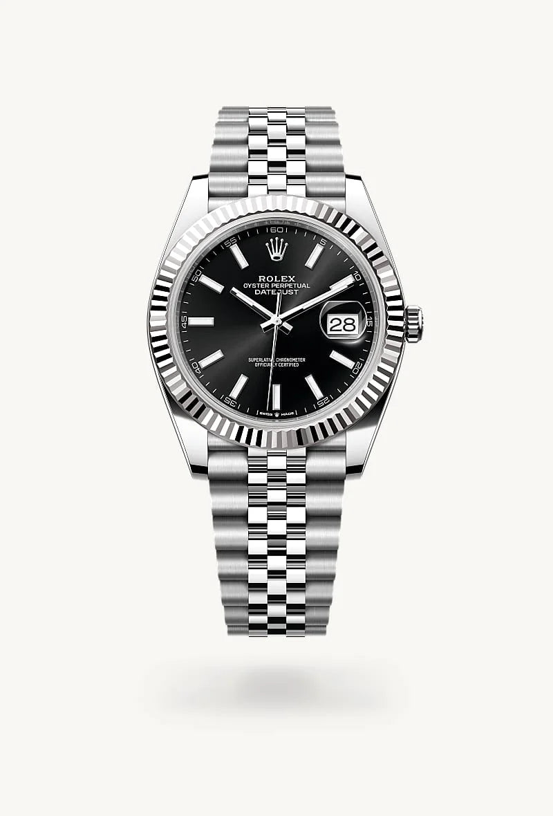 Rolex Datejust in White Rolesor - combination of Oystersteel and white gold, M126334-0018 - Orrs Jewelers