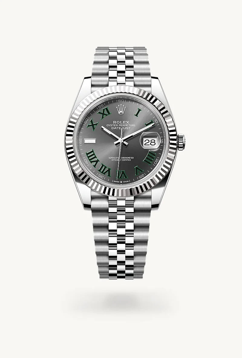 Rolex Datejust in White Rolesor - combination of Oystersteel and white gold, M126334-0022 - Orrs Jewelers