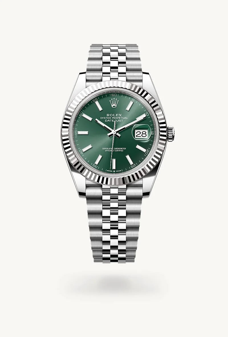 Rolex Datejust in White Rolesor - combination of Oystersteel and white gold, M126334-0028 - Orrs Jewelers