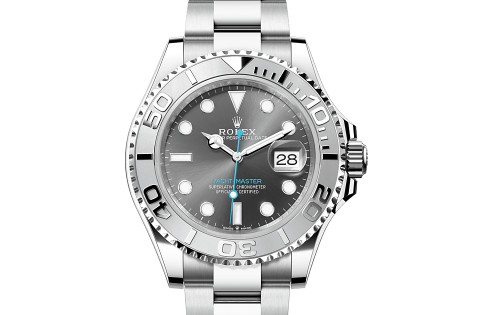 Rolex Yacht-Master in Platinum, Oystersteel, M126622-0001 – Orr's Jewelers