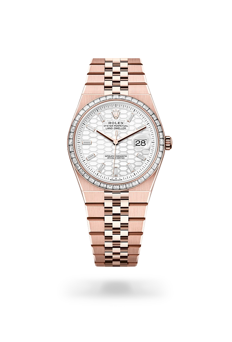 Rolex Land-Dweller 36 18 kt Everose gold, M127285TBR-0002
