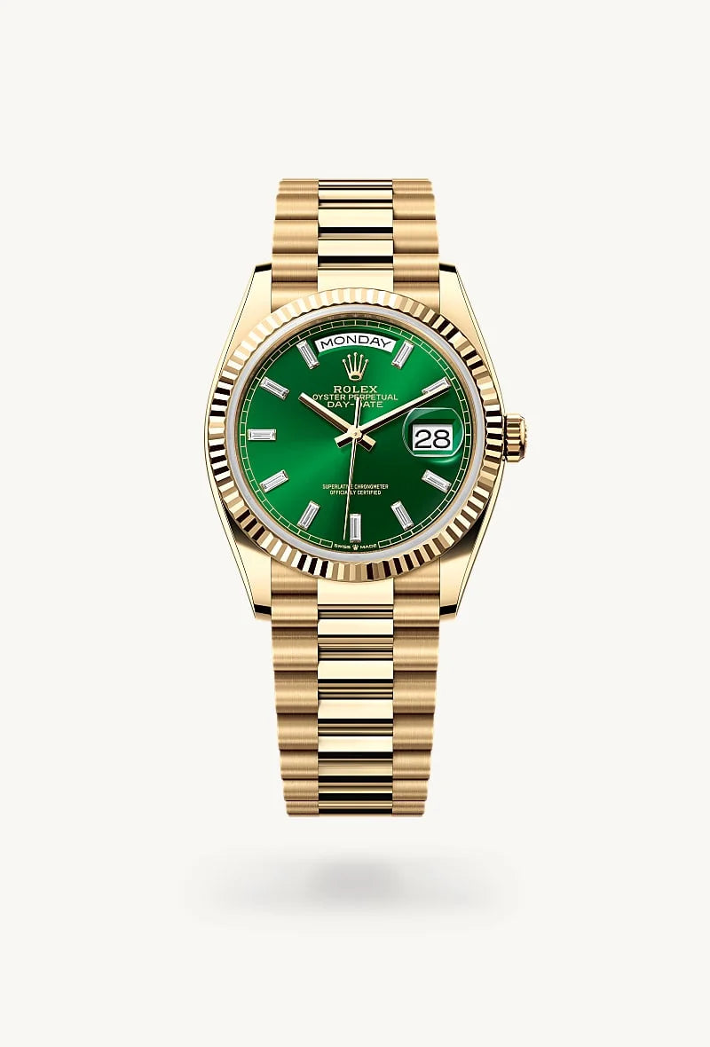 Rolex Day-Date in 18 kt yellow gold, M128238-0130 - Orrs Jewelers
