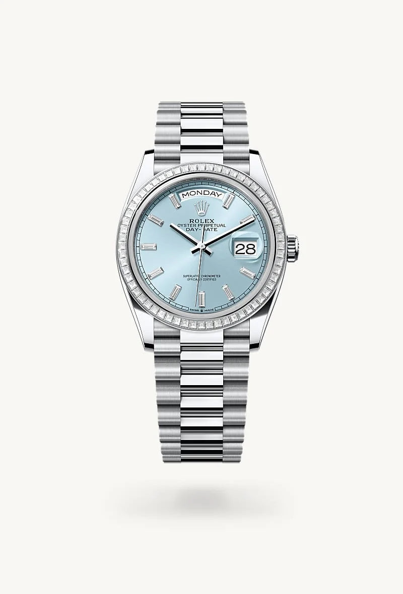 Rolex Day-Date in Platinum, M128396TBR-0003 - Orrs Jewelers