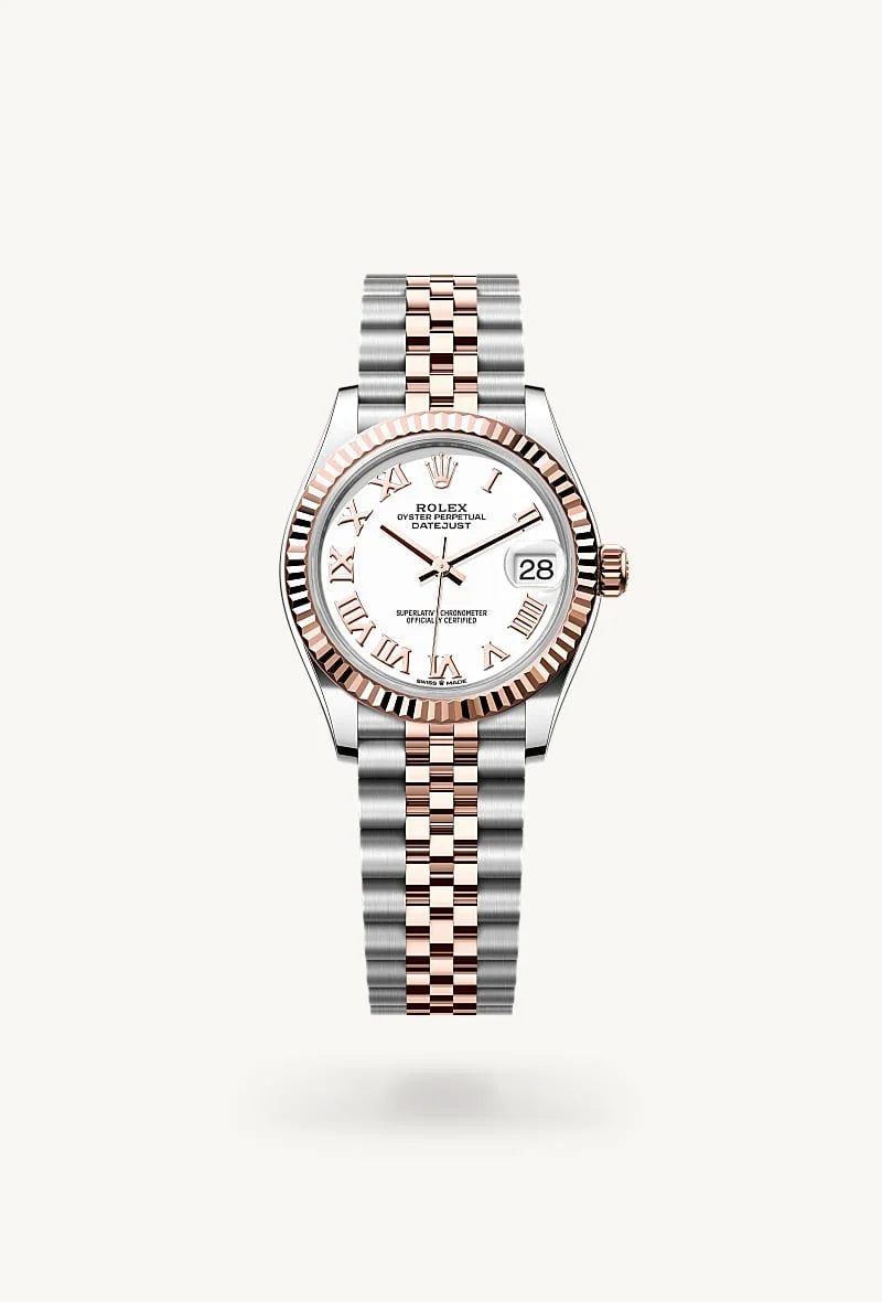 Rolex Datejust in Everose Rolesor - combination of Oystersteel and Everose gold, M278271-0002 - Orrs Jewelers