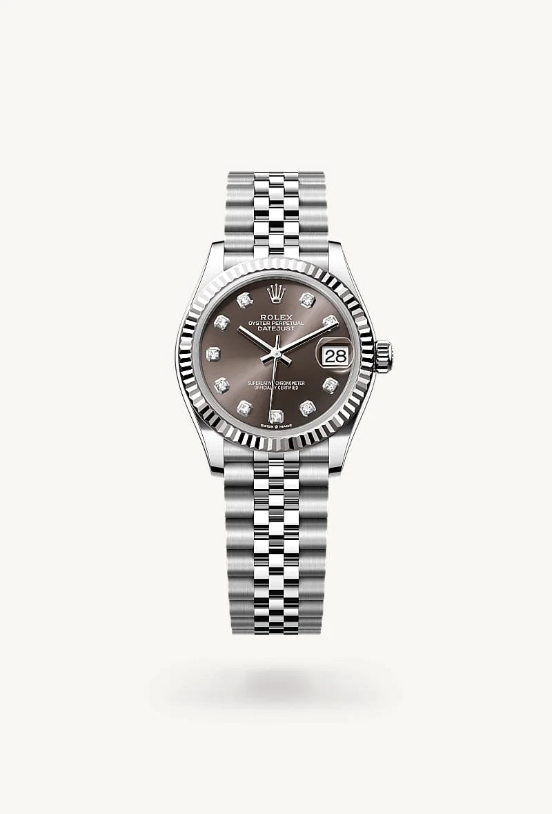 Rolex Datejust in White Rolesor - combination of Oystersteel and white gold, M278274-0008 - Orrs Jewelers