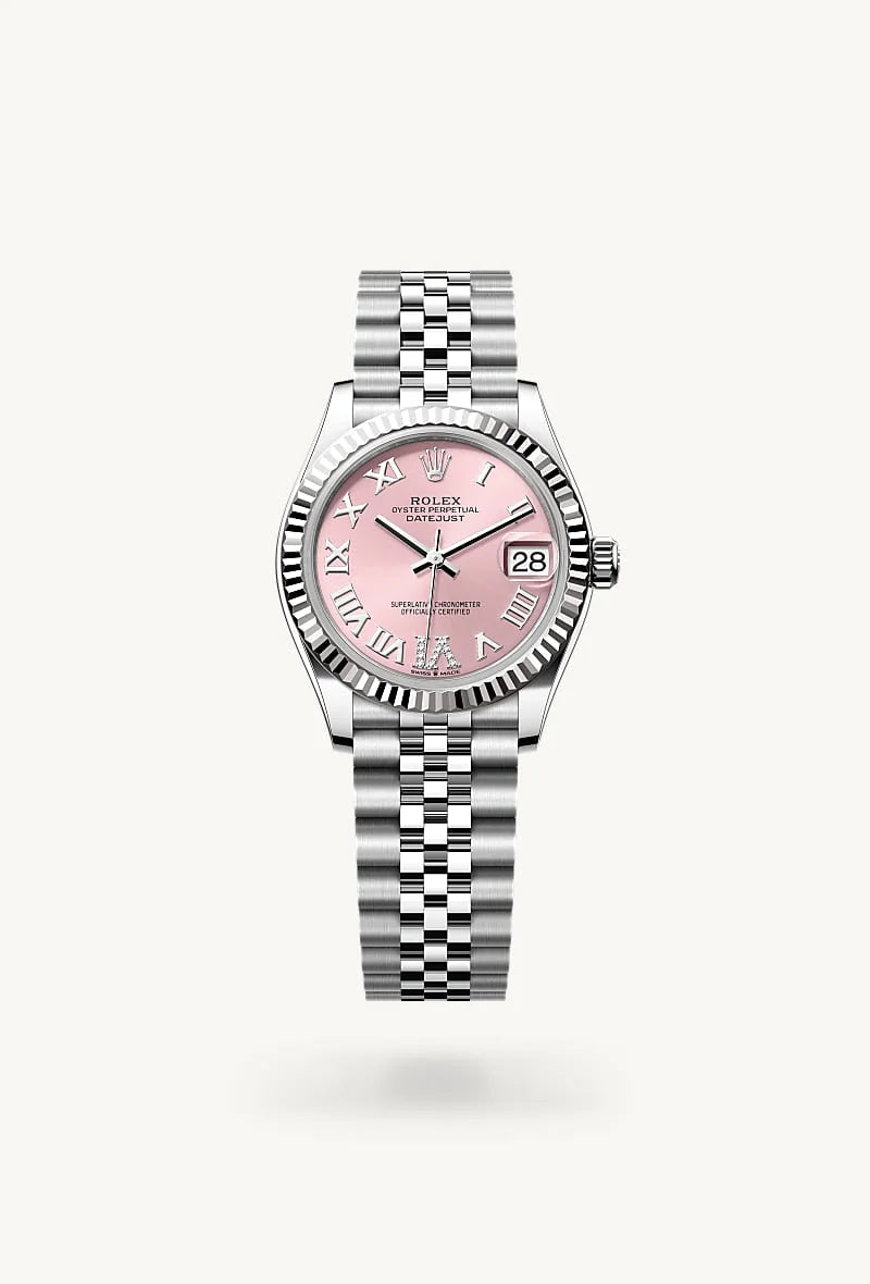 Rolex Datejust in White Rolesor - combination of Oystersteel and white gold, M278274-0024 - Orrs Jewelers