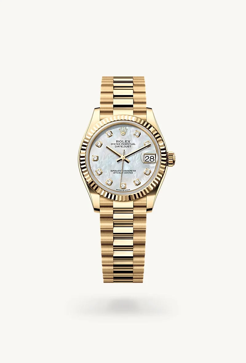 Rolex Datejust in 18 kt yellow gold, M278278-0010 - Orrs Jewelers