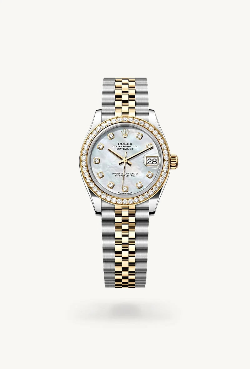 Rolex Datejust in Yellow Rolesor - combination of Oystersteel and yellow gold, M278383RBR-0028 - Orrs Jewelers