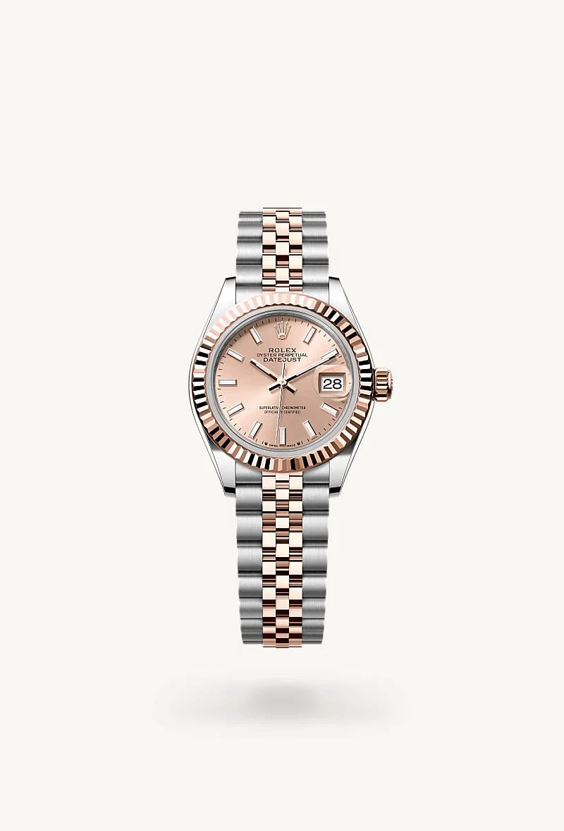 Rolex Lady-Datejust in Everose Rolesor - combination of Oystersteel and Everose gold, M279171-0023 - Orrs Jewelers