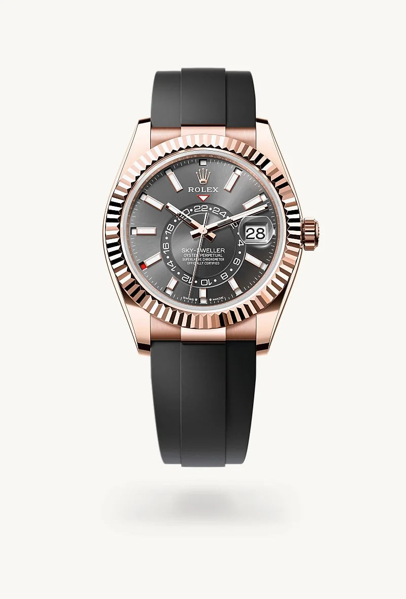 Rolex Sky-Dweller in 18 kt Everose gold, M336235-0004 - Orrs Jewelers