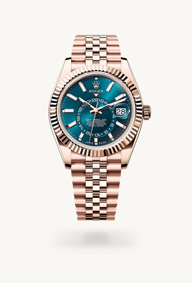 Rolex Sky-Dweller in 18 kt Everose gold, M336935-0005 - Orrs Jewelers